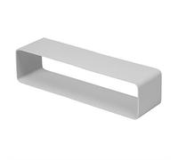 220x55mm Manchon de Raccordement - Raccord/Connecteur pour Tuyau Rectangulaire - PVC