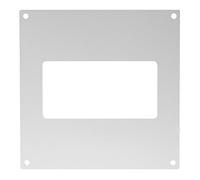 220x55mm Plaque Murale - Bride pour Conduits PVC Rectangulaires