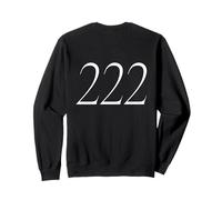 222 Chiffres Anges Messages Balance alignement Dos Graphique Sweatshirt