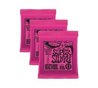Ernie Ball Lot de 3 paquets de cordes Super Slinky