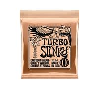 Ernie Ball Cordes pour guitare électrique Turbo Slinky filées en nickel, calibre 9,5-46