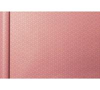 223828c-Un Rouleau De Papier Cadeau-Kraft Brut 70g 100% Recyclé-5mx35cm (Spécial Petite Largeur)-Motif : Fleurs Roses-Emballage Cadeau,Idéal Pour Les Petits Emballages