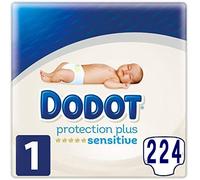 224 couches Sensitive taille 1 protection plus (2-5 kg)
