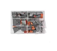 224 PCS DTM04-2P-P006 2 Hole DEUTSCH DTM Resistor Sheath Car Connector DTM06-2S Excavator 6 Hole Male Female Waterproof NWPNLXEA(B Sets,5 BOX)