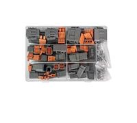 224 PCS DTM04-2P-P006 2 Hole DEUTSCH DTM Resistor Sheath Car Connector DTM06-2S Excavator 6 Hole Male Female Waterproof NWPNLXEA(A Sets,5 BOX)