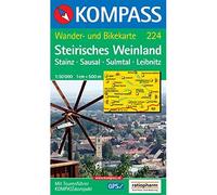 224 steirisches weinland stainz sausal sulmtal leibnitz - Collectif - Kompass Karten - broché - Livre