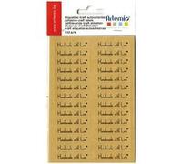 224 stickers kraft Handmade with Love - Artemio Marron G