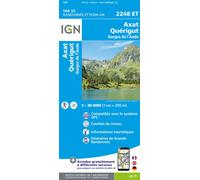 IGN Carte 2248ET Axat Quérigut – Gorges de l'Aude – 1:25 000