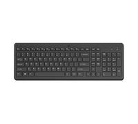 225 - Clavier - disposition des zones 2,5 - sans fil - 2.4 GHz - Portugais - noir