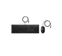 225 - Ensemble clavier et souris - ambidextre, disposition en 3 zones, course de touche standard - 100% - full size - USB - Espagnol - noir