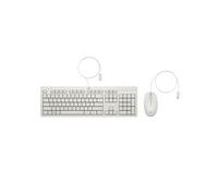 HP INC. Pack clavier souris Bureau USB Blanc
