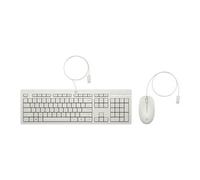 225 - Ensemble clavier et souris - ambidextre, disposition en 3 zones, course de touche standard - 100% - full size - USB - QWERTY - Anglais