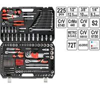 225 pcs. Jeu de clés à douilles Jeu d'outils professionnel Coffret à outils TYP2