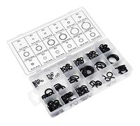 225 Pcs Joint Torique en Caoutchouc, Joint d'Étanchéité en Nitrile 3-22mm, Bagues d'Étanchéité en Caoutchouc de 18 Tailles, Joint Toriques Assortiment O-Ring pour Entretien de Plomberie Réparation