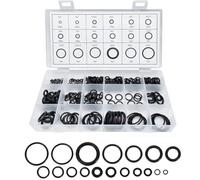 225 pièces Assortiment de Joints Toriques en Caoutchouc,Joint torique karcher O Ring D'etanchéité Universels, 18 tailles Dimensions 3-22mm pour Plomberie, Injecteur ou Robinet, etc.