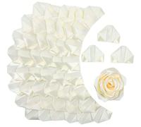 225 pièces Ensemble de pétales de rose en satin pré-fabriqués, semi-finis, convenant pour les bouquets de roses préservées (assemblage requis), peuvent être utilisés comme cadeaux pour les mariages, a