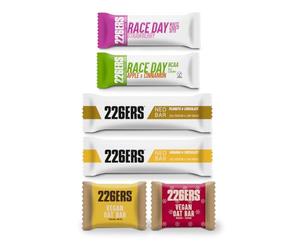 226ERS - Pack Snacks | 6 Barres de Protéines Énergétiques | Barres Protéinées Vegan, Sans Gluten et Sans Sucre