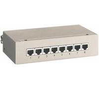 [227308] equip Panneau de brassage pour bureau Cat.5e, 8 ports, RAL