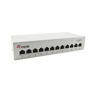 Equip Baie de branchements 1U 227363 6 ports RJ-45 Cat6 Gigabit Acier