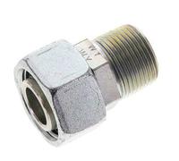 22L & 3/4'' NPT Acier zingue pivotant droit avec filetage mâle 160 bar Reglable ISO 8434-1
