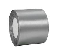 22m Ruban de Satin Gris Argenté Gros 75mm,Ruban Satin Ruban Cadeau Emballage,Ruban Bouquet Mariage,Ruban Tissu pour Couture,Nœuds,Noel,Artisanat,Voitures,Gâteau,l'artisanat de Décoration de la Maison