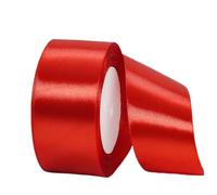 22m Ruban de Satin Rouge Gros 40mm,Ruban Satin Ruban Cadeau Emballage,Ruban Bouquet Mariage,Ruban Tissu pour Couture,Nœuds,Noel,Artisanat,Voitures,Gâteau,l'artisanat de Décoration de la Maison