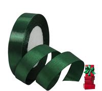 22m Ruban de Satin Vert Foncé Fin 20mm,Ruban Satin Ruban Cadeau Emballage,Ruban Bouquet Mariage,Ruban Tissu pour Couture,Nœuds,Noel,Artisanat,Voitures,Gâteau,l'artisanat de Décoration de la Maison