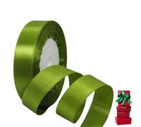 22m Ruban de Satin Vert Militaire Fin 20mm,Ruban Satin Ruban Cadeau Emballage,Ruban Bouquet Mariage,Ruban Tissu pour Couture,Nœuds,Noel,Artisanat,Voitures,Gâteau,l'artisanat de Décoration de la Maison