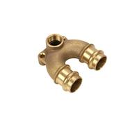 22mm * 1/2 Copper Clamp Pressure Elbow U-shaped Elbow Double Clamp Pressure and Cold Water Pipe Joint YZWRWRMKTB