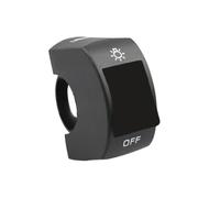 22mm 1 Bouton Marche/arrêt Universel Pour Moto VTT Vélo Pour Scooter Moto Interrupteur Multicolore Connecteur Pour Guidon Contacteur d'Allumage(Black)