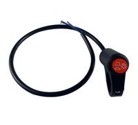 22mm 1 Interrupteur De Feux De Détresse Pour Moto Bouton De Clignotant Double Pour Véhicule Électrique Lampe D'avertissement De Secours Pièces Détachées Pour Moto Bouton d'allumage de la moto