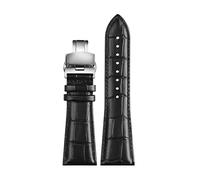 22mm 23mm 24mm 26mm 28mm bracelet de montre en cuir véritable grande taille pour hommes pour accessoires de montre, 28mm