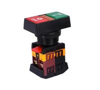 22mm/25mm/30mm APBB-22/AS22/PPBB-30 on/Off Start Stop Push Button Switch 10A/660V Self-Reset/Momentary Light Switch(Beige,24V)