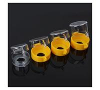 22mm 25mm 30mm Emergency Stop Button Switch Cover 30mm Protective Cover 55mmX55mm NWPNLXEA(Yellow 55x37mm,30mm)