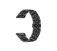 22mm 26mm for Garmin Fenix 7 7X 6 6X Pro 5 5X Plus bracelet en acier inoxydable à ajustement rapide (Color : Style 3 black, Size : 26mm)