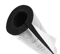 22mm 43mm 76mm 89mm 110mm 140mm Isolation de tuyau thermique Tube D'isolation aluminium tuyau isolante en Mousse auto-adhésive tuyaux de chauffage de Climatisation gazinière 95cm Longueur(ID 140mm x T