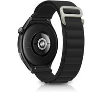 22mm Alpine Loop Strap For Huawei Watch Gt 5 46mm/Huawei Watch Gt 5 Pro 46mm, Nylon Titanium G-Hook Straps For Huawei Watch Gt 4 46mm/Watch 4/Watch 4 Pro - Black