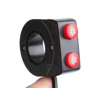 22mm Bouton Interrupteur Combiné Klaxon/phare Moto Interrupteur Universel Pour Vélo Électrique Accessoires Moto Pièces Détachées Bouton Interrupteur D'allumage de Guidon