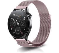 22mm Bracelet Pour Xiaomi Redmi Watch 5 Active/Redmi Watch 5 Lite/Watch S3/Watch 2 Pro, Bracelet Magnétique En Acier Inoxydable Tissé Pour Huawei Watch Gt 5 46mm/Gt 5 Pro 46mm - Ro[Bra575806]