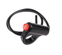 22mm Interrupteur De Feux De Détresse Pour Moto Bouton De Clignotant Double Pour Véhicule Électrique Feu De Détresse Pièces Détachées Pour Motos