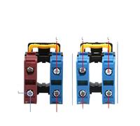22mm LA36M Push Button Switch Momentary Button Self-Locking Push Switch 1NO/1NC Assembly Model Easy Plane NWPNLXEA(Red,SELF-LOCK_2NO)