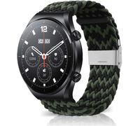 22mm Nylon Bracelet Pour Xiaomi Watch S4/Watch S4 Sport/S3/S1 Pro/Watch 2/2 Pro/Mi Watch S1/S1 Active/Mi Watch, Bracelet Pour Xiaomi Redmi Watch 5 Active/Redmi Watch 5 Lite - Vert [Dai6282074]