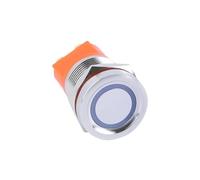 22mm Push Button 12V 24V 110V 220V IP68 Momentary Latching Switch Bi-Color NWPNLXEA(Ring Power Logo LED,Other)
