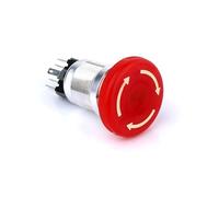 22mm red mushroom emergency stop momentary small lot IP67 22mm push button switch 22mm switch NWPNLXEA(Without Led)