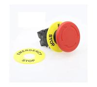 22mm red mushroom head emergency stop button switch XB2 LAY37 NO/NC alarm button switch NWPNLXEA(XB2-642 NC)