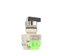 22mm Rotary Switch Two/Three Position Selector Push Button Switches LAY37 With 4 Screws Terminals ON-OFF/ON-OFF-ON NWPNLXEA(2 position)