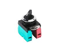 22mm Selector Switch 2NO 3Position Latching Left Momentary Right Metal Momentary/Latching 10A IP65 Push Button Switch NWPNLXEA(Metal Actuator)