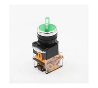 22mm Self-lock Momentary Selector Switch 1NO1NC 2/3 Positions Rotary Switches DPST 10A400V Power Switch ON/OFF Red Green Black NWPNLXEA(Green,(LATCHING) SELF-LOCK_2 POSITIONS 1NO1NC)
