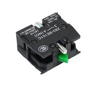 22mm XB2-BA31 XB2-BA42 Momentary Push Button Switch 10A 240V~3A Circular Small Size Flat Round Panel NC/NO(ZB2-BE101C NO)