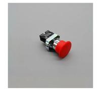 22mm Xb2-bc31 Xb2-bc42 Mushroom Head Push Button Switch Momentary self-Reset 10A/660V NWPNLXEA(XB2-BC42-red)